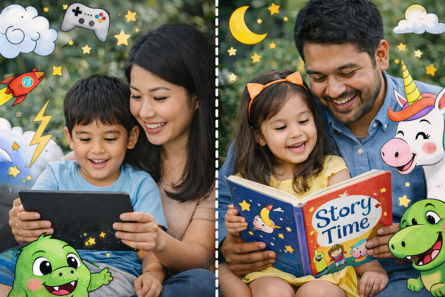 Screen Time vs. Story Time: Finding the Balance for Young Readers