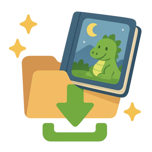 Step 4: Download - Download your storybook in digital PDF format, ready to read or print